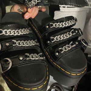 Doc marten platform sandals